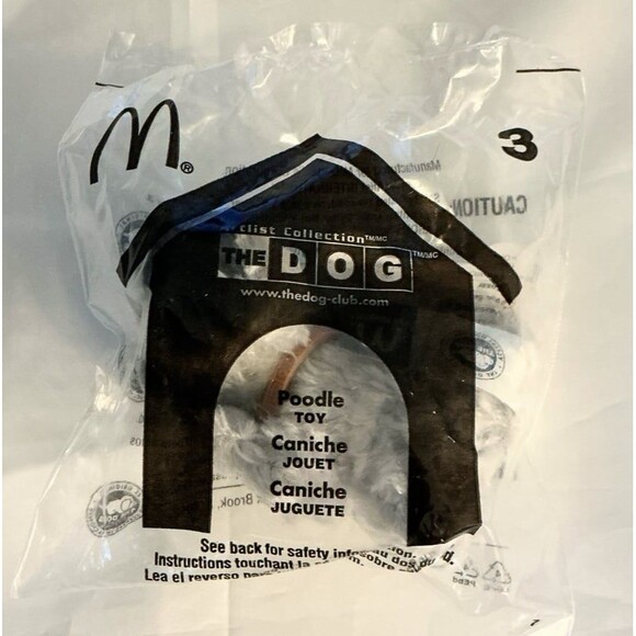 POODLE The Dog Artist Collection Plush Toy #3 NEW 2005 - Picture 2 of 3